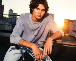 Łańcuszek srebrny - pancerka