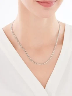 Łańcuszek srebrny - pancerka