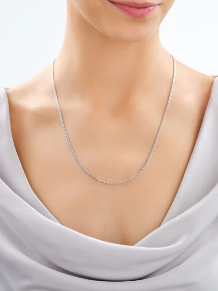 Łańcuszek srebrny - pancerka