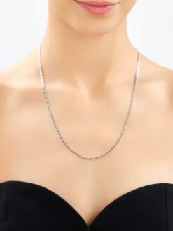 Łańcuszek srebrny - pancerka