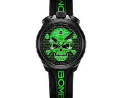 Bomberg Cyber Skull Green Pack