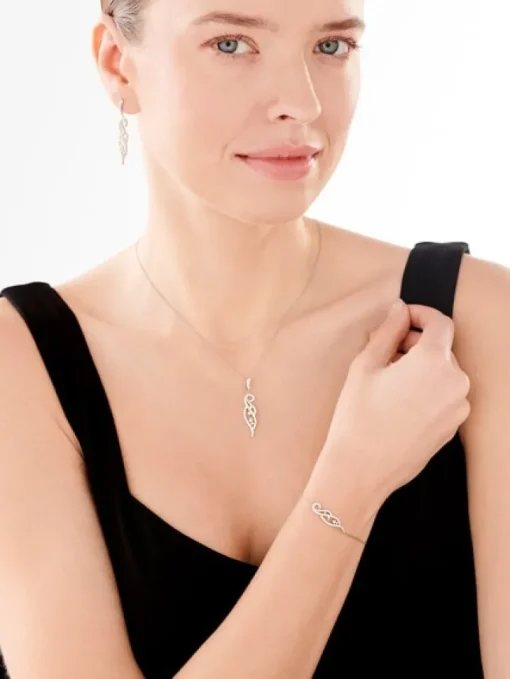 Bransoletka srebrna