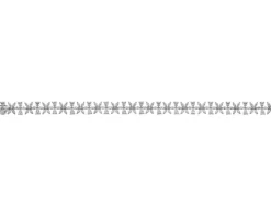 Bransoletka z białego złota z diamentami - kwiaty - 18 cm - 7,53 ct - próba 750