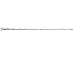 Bransoletka z białego złota z diamentami - 0,30 ct - próba 750