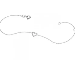 Bransoletka z białego złota z brylantami - 19 cm - 2,07 ct - próba 750
