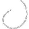 Bransoletka z białego złota z brylantami - 0,50 ct - próba 585