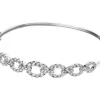 Bransoletka z białego złota z brylantami - 1,58 ct - próba 585