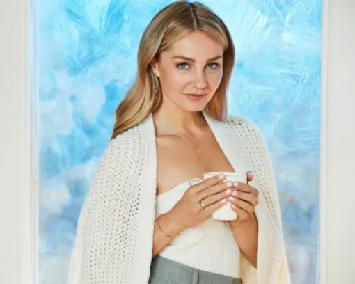 Bransoletka z żółtego i białego złota z diamentem - 0,005 ct - próba 585