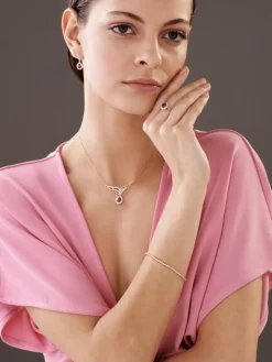 Bransoletka z żółtego złota z brylantami - 18 cm - 2,00 ct - próba 750