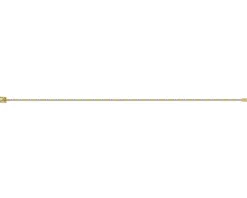 Bransoletka z żółtego złota z brylantami - 19 cm - 0,35 ct - próba 585