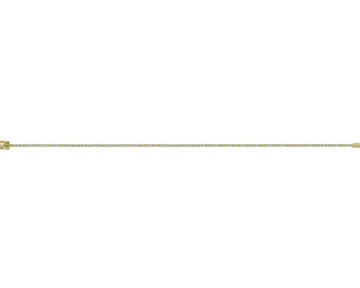Bransoletka z żółtego złota z brylantami - 19 cm - 0,35 ct - próba 585