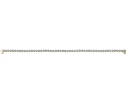 Bransoletka z żółtego złota z diamentami - 18 cm - 1,25 ct - próba 585