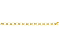 Bransoletka z żółtego złota z brylantami - 0,41 ct - próba 585