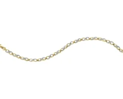 Bransoletka z żółtego złota z brylantami - 18 cm - 2,00 ct - próba 585
