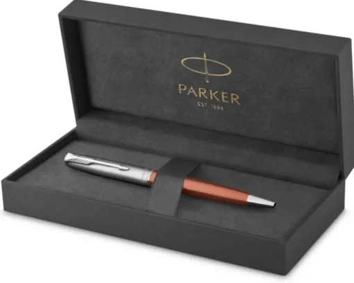 Długopis Parker Sonnet sand blasted metal orange