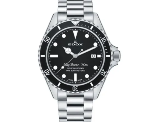 Edox Sky Diver 70's Date Automatic