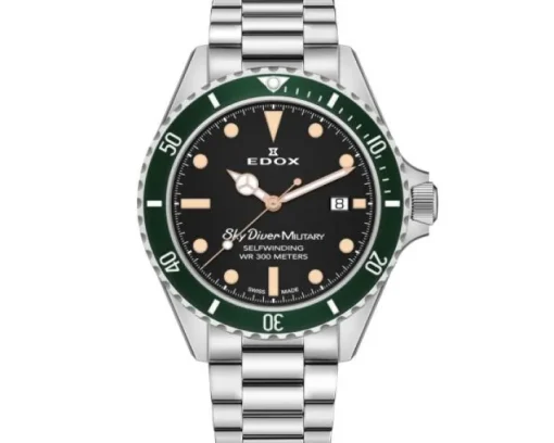 Edox Sky Diver 70's Military Limited Edition