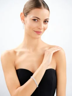 Kolczyki srebrne z cyrkoniami