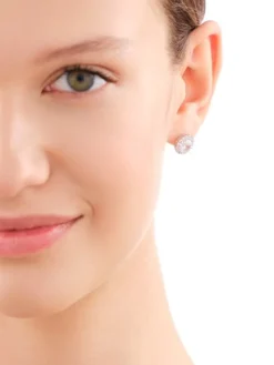 Kolczyki srebrne z cyrkoniami