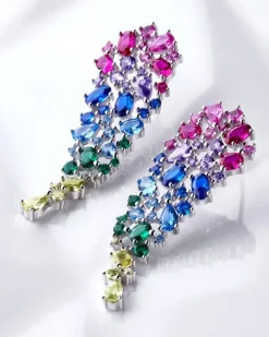 Kolczyki srebrne z cyrkoniami