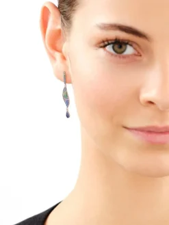 Kolczyki srebrne z cyrkoniami