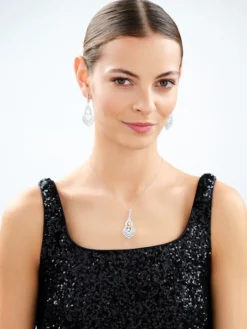 Kolczyki srebrne z cyrkoniami