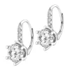 Kolczyki z białego złota z brylantami - 0,54 ct - próba 585
