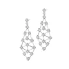 Kolczyki z białego złota z brylantami - 1,82 ct - próba 750
