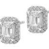 Kolczyki z białego złota z diamentami - VS2-SI1/G - 2,25 ct - próba 750