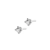 Kolczyki z białego złota z brylantami - 0,28 ct - próba 585