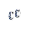 Kolczyki z białego złota z brylantami - 0,16 ct - próba 585
