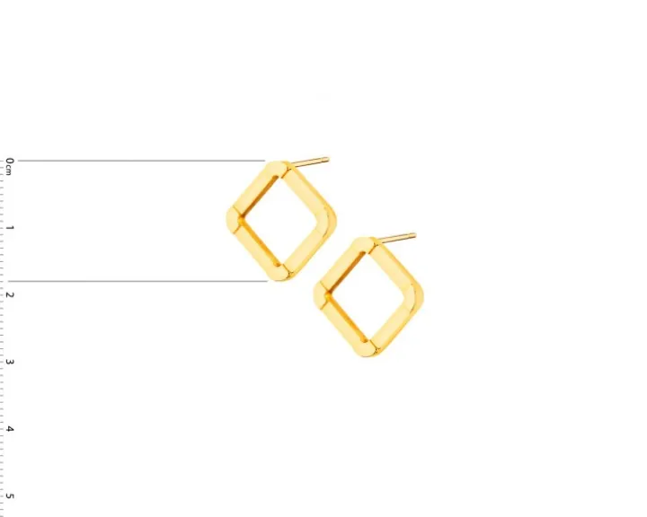 Kolczyki ze stali szlachetnej - kwadraty