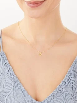 Naszyjnik srebrny - łapka, kulki