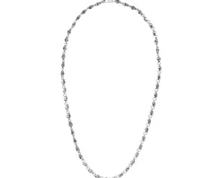 Naszyjnik srebrny - czaszki