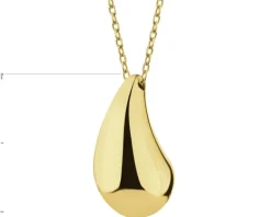 Naszyjnik srebrny - łezka