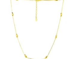 Naszyjnik srebrny - fasolki