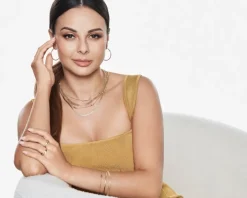 Naszyjnik srebrny - fasolki