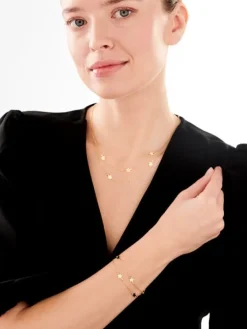 Naszyjnik srebrny - gwiazdy