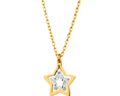 Naszyjnik srebrny - gwiazda