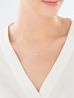 Naszyjnik srebrny - joga