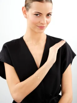 Naszyjnik srebrny - koniczyny