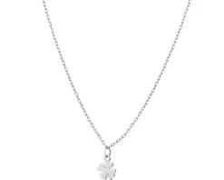 Naszyjnik srebrny - koniczyna