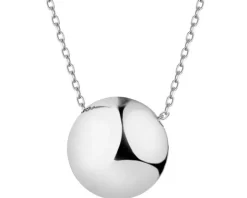 Naszyjnik srebrny - koło