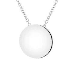 Naszyjnik srebrny - koło