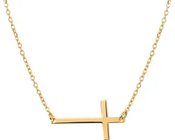 Naszyjnik srebrny - krzyż