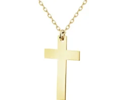 Naszyjnik srebrny - krzyż