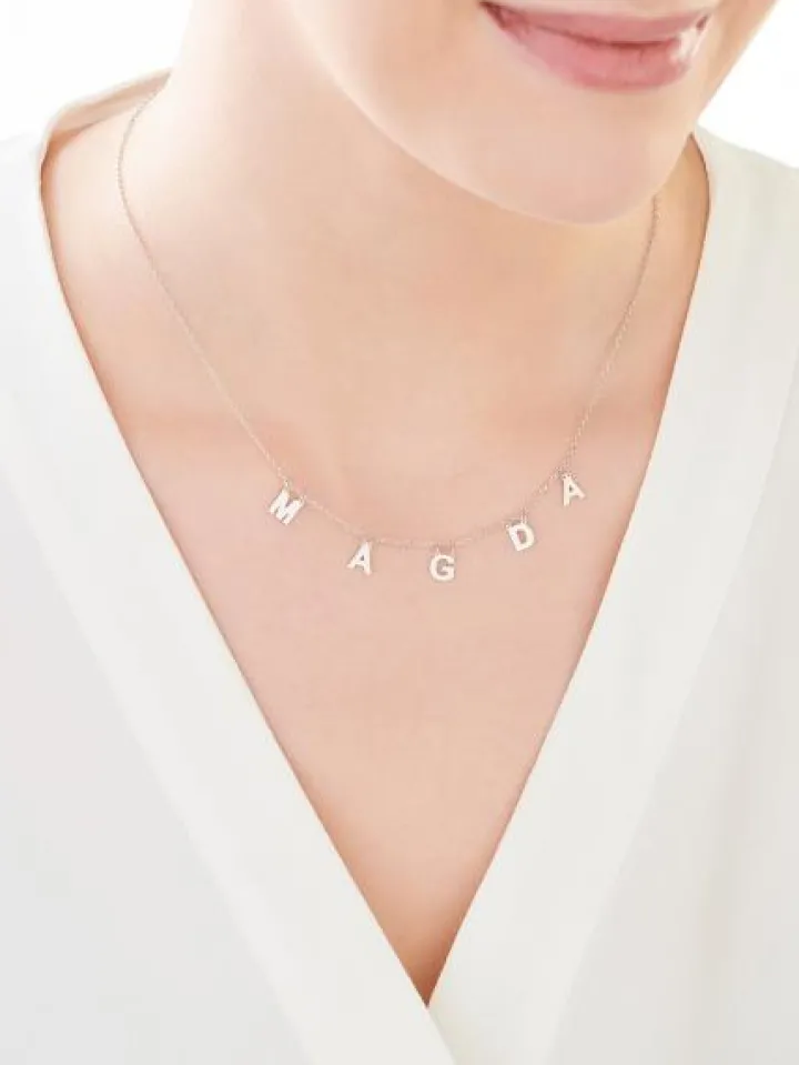 Naszyjnik srebrny - Magda