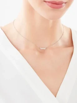 Naszyjnik srebrny - mama