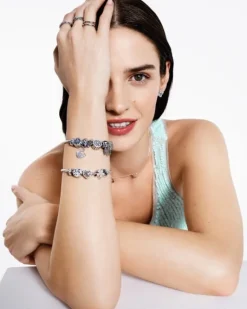 Naszyjnik srebrny - motyle