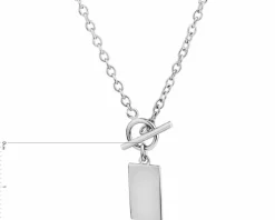 Naszyjnik srebrny - nieśmiertelnik